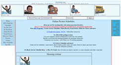 Desktop Screenshot of joeschedule.com